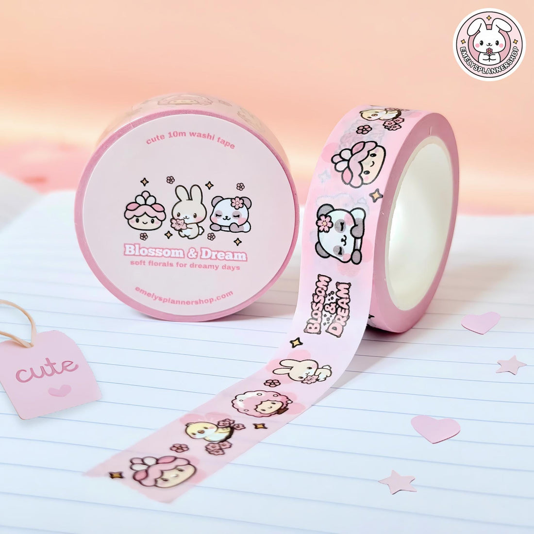 Blossom & Bunny: Magic on Your Planner Pages! 🌸🐰