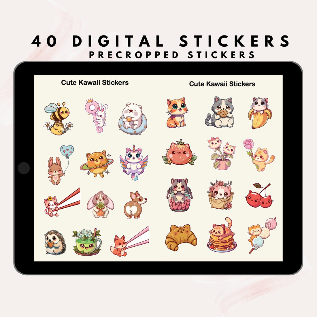 Stick with Us: Unveil Cuteness with Our New Digital Kawaii Stickers 🌟