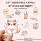 Kawaii Reading Cat Sticker, Purrfect Story Book Decal, Cute Library Vinyl Sticker, Laptop Sticker, Planner Scrapbook Sticker 177 - EmelysPlannerShop